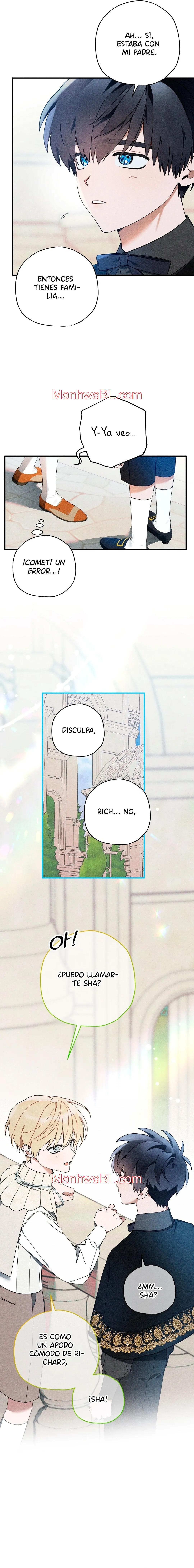 Ocultando que el maldito príncipe es un omega - Capítulo 8 manhwa