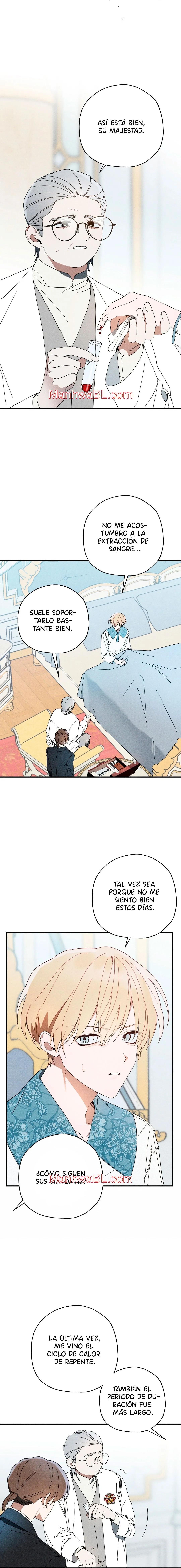 Ocultando que el maldito príncipe es un omega - Capítulo 8 manhwa