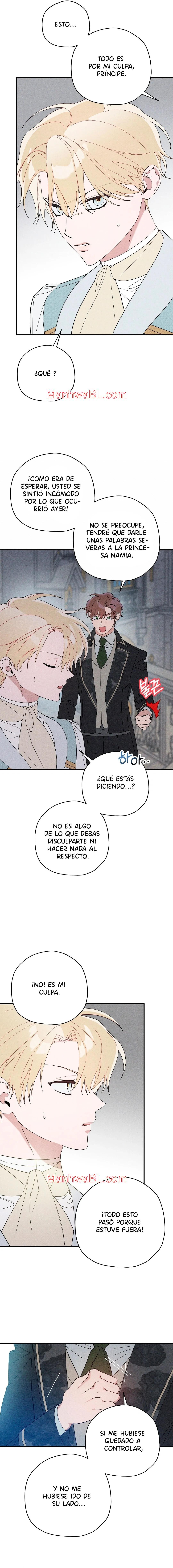 Ocultando que el maldito príncipe es un omega - Capítulo 5 manhwa