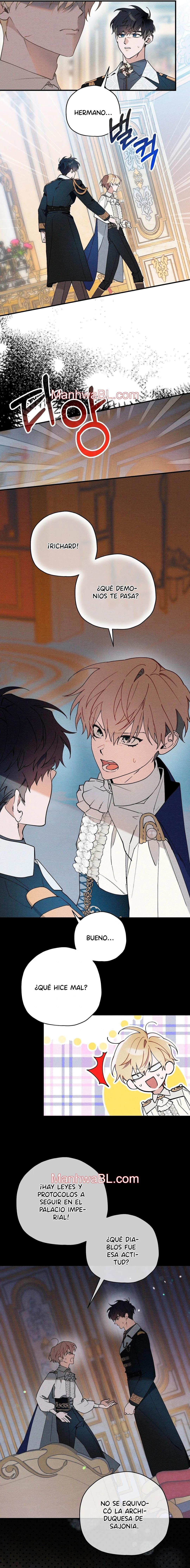 Ocultando que el maldito príncipe es un omega - Capítulo 10 manhwa