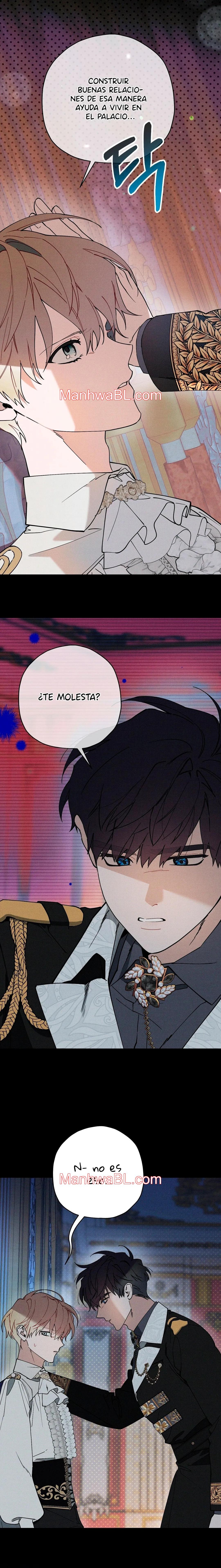 Ocultando que el maldito príncipe es un omega - Capítulo 10 manhwa