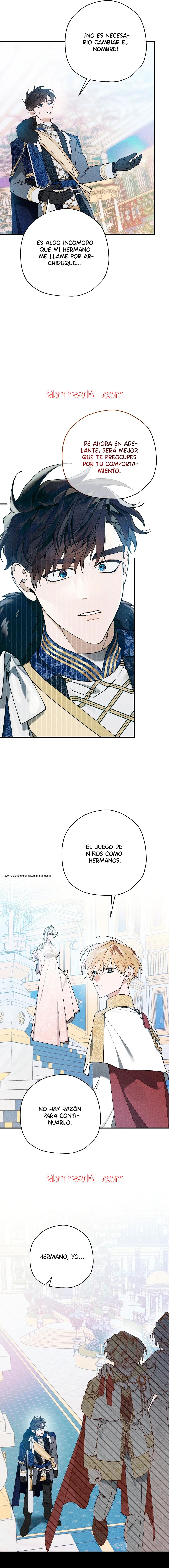 Ocultando que el maldito príncipe es un omega - Capítulo 10 manhwa