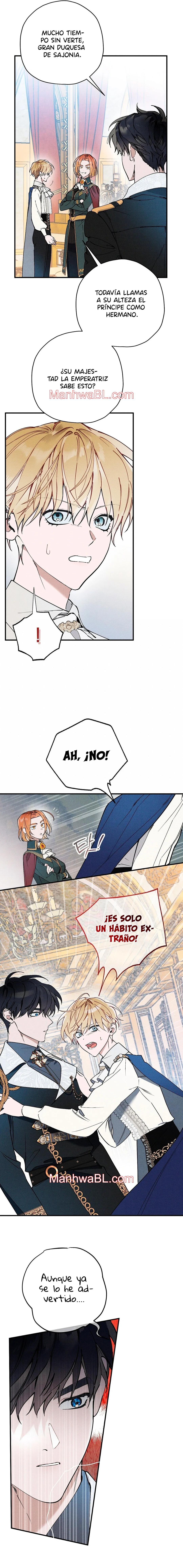 Ocultando que el maldito príncipe es un omega - Capítulo 10 manhwa