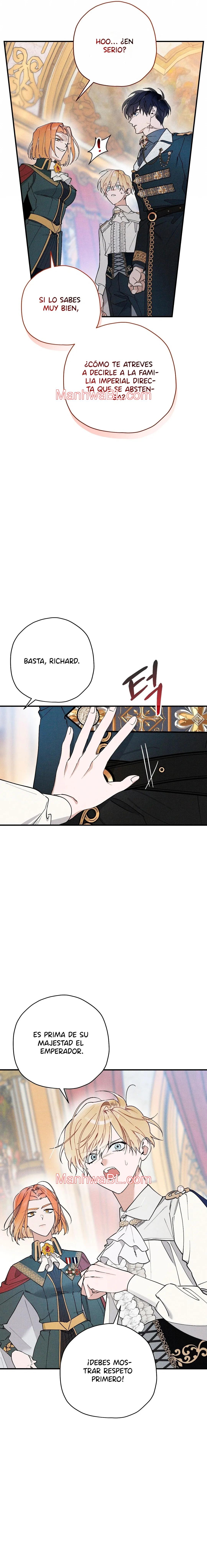 Ocultando que el maldito príncipe es un omega - Capítulo 10 manhwa