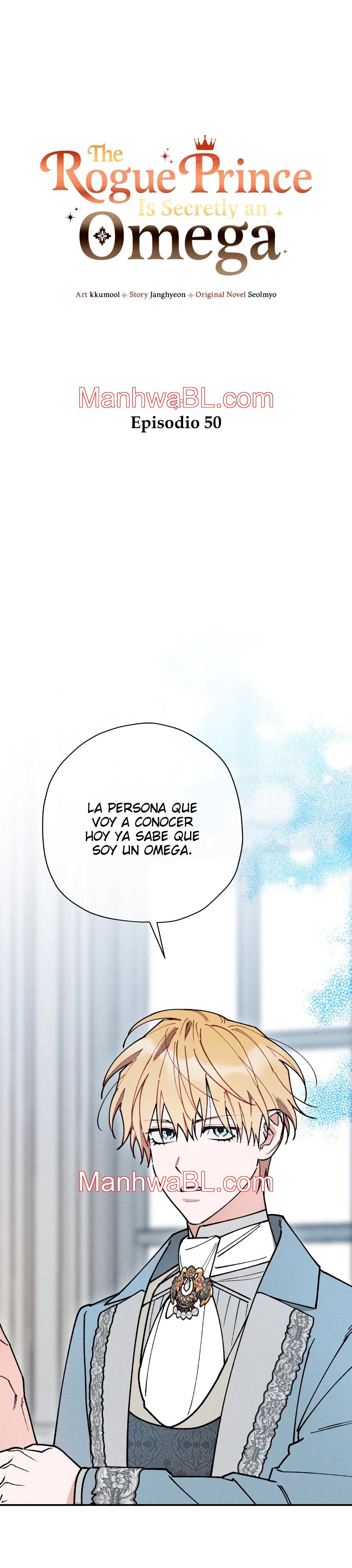 Ocultando que el maldito príncipe es un omega - Capítulo 50 manhwa