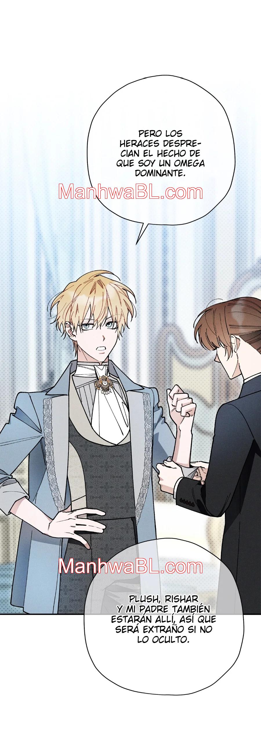 Ocultando que el maldito príncipe es un omega - Capítulo 50 manhwa