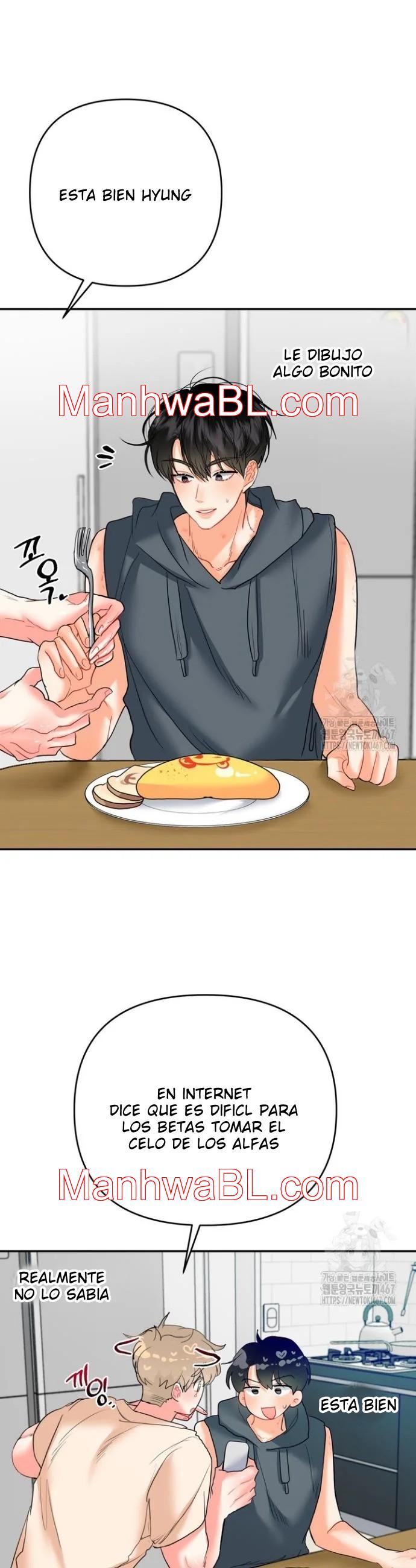El omega de mi hermano - Capítulo 13 manhwa