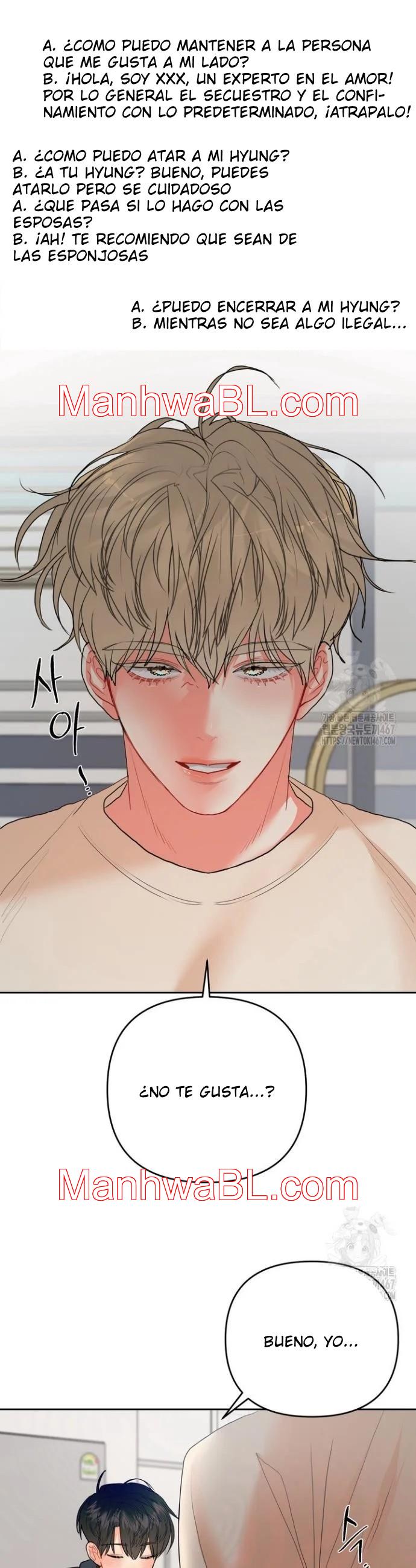 El omega de mi hermano - Capítulo 14 manhwa