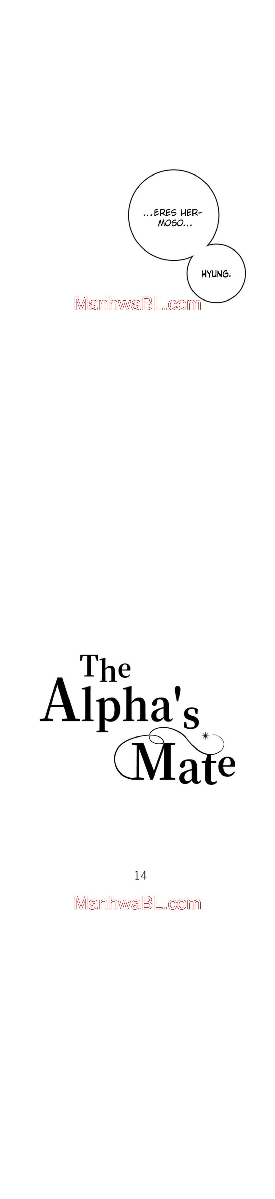 Compañero alfa - Capítulo 14.2 manhwa