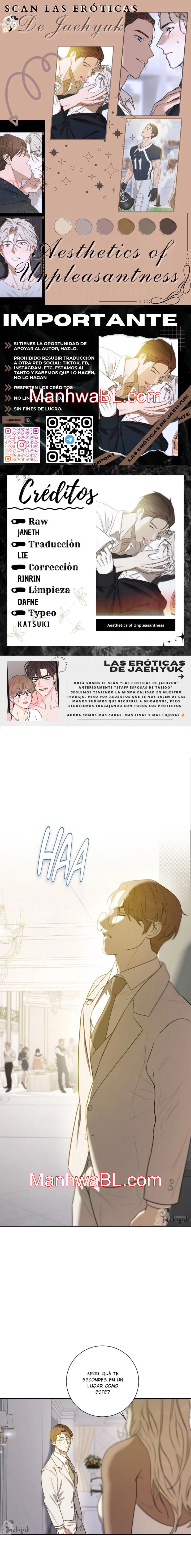 Aesthetics of Unpleasantness  - Capítulo 39.00 manhwa