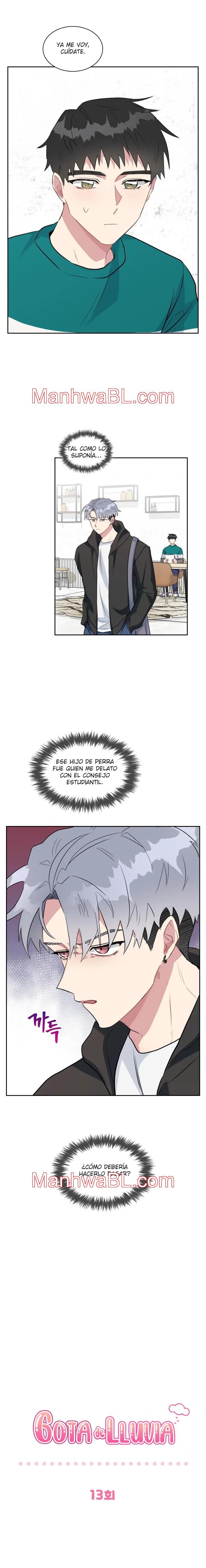Gota de Lluvia - Capítulo 13 manhwa