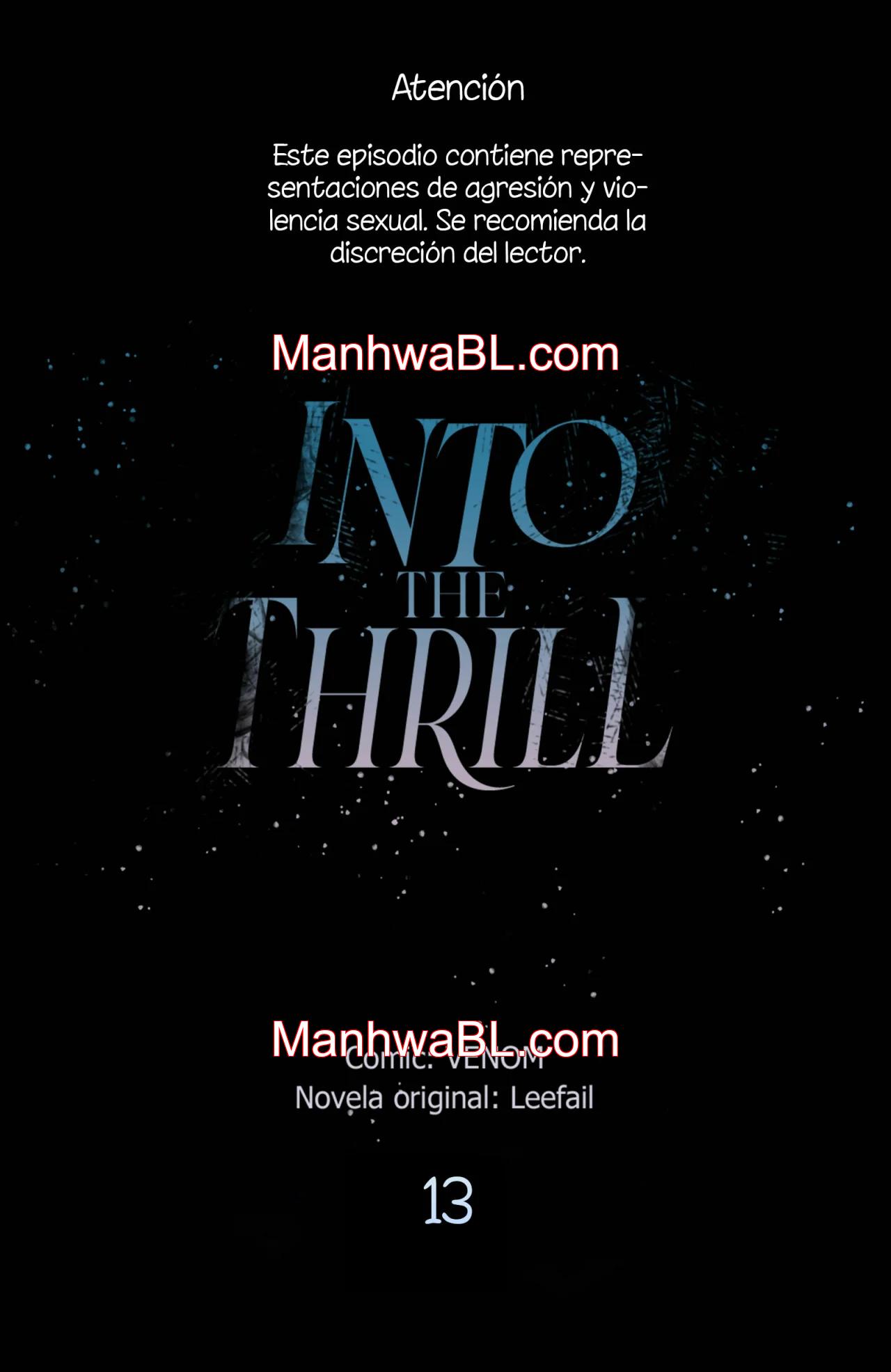 Into the thrill - Capítulo 13 manhwa