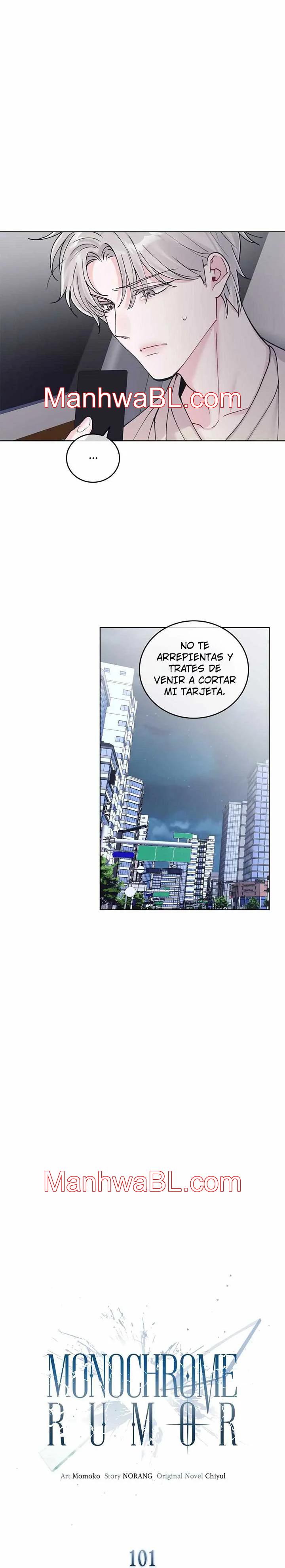 Rumor Monocromático - Capítulo 101 manhwa