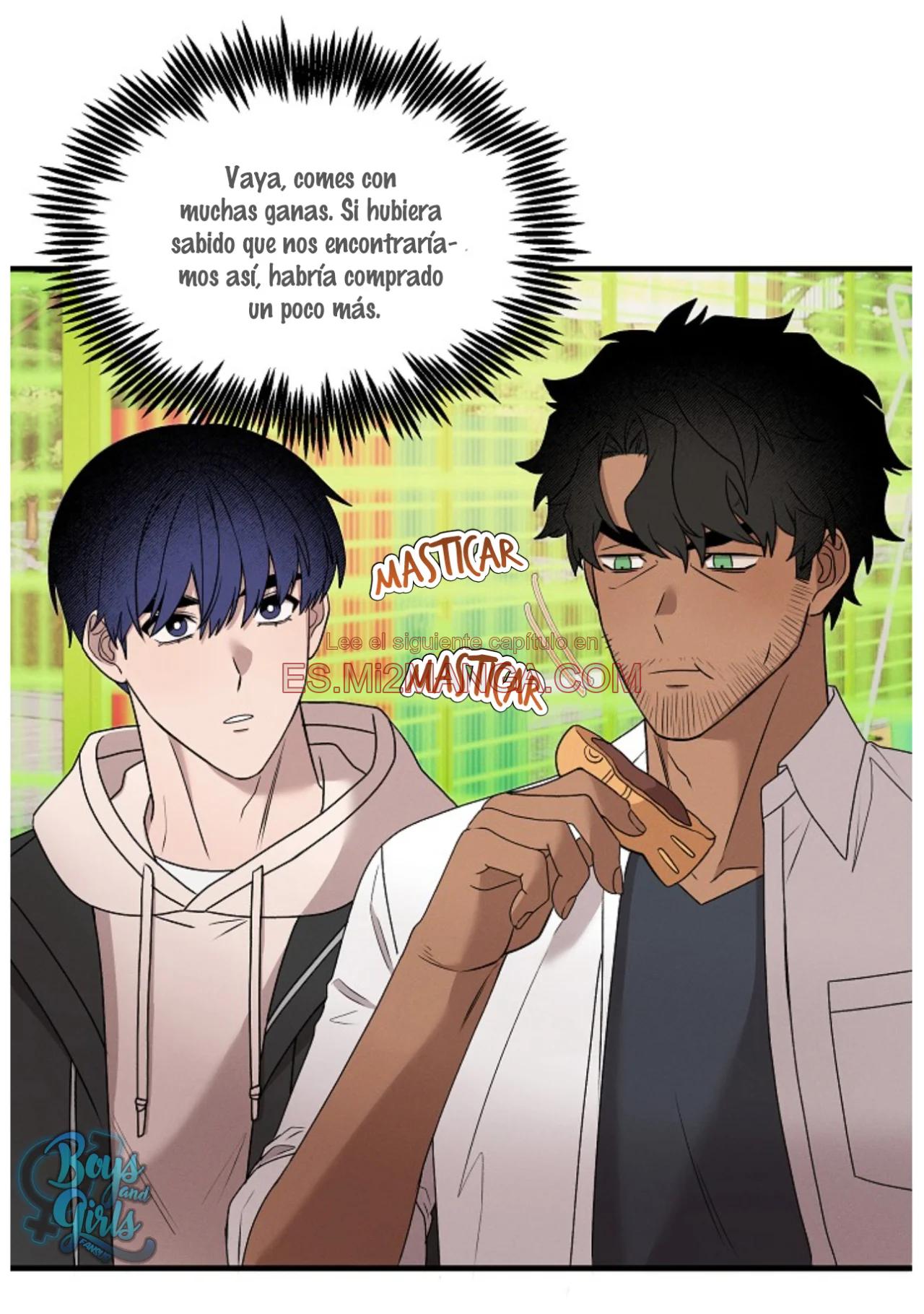 Manhwa BL Español – Leer Yaoi Online Gratis en es.mi2manga.com Un barrio sin nada especial - Capítulo 13 manhwa
