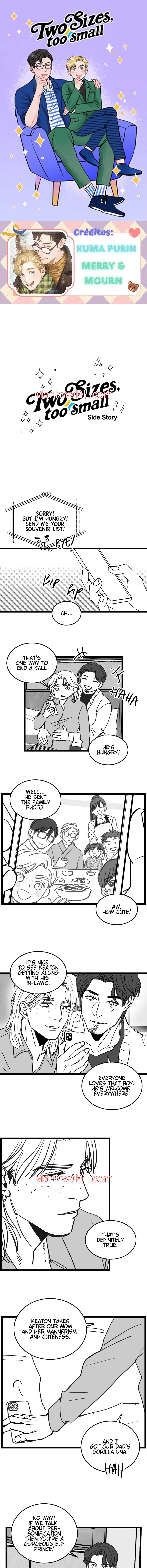 Two Sizes, too small - Capítulo 12 manhwa