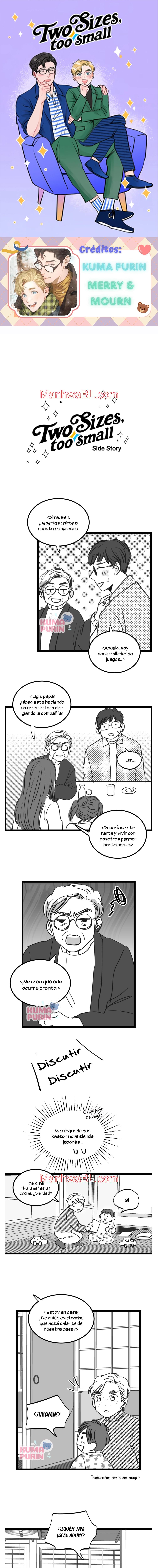 Two Sizes, too small - Capítulo 8 manhwa