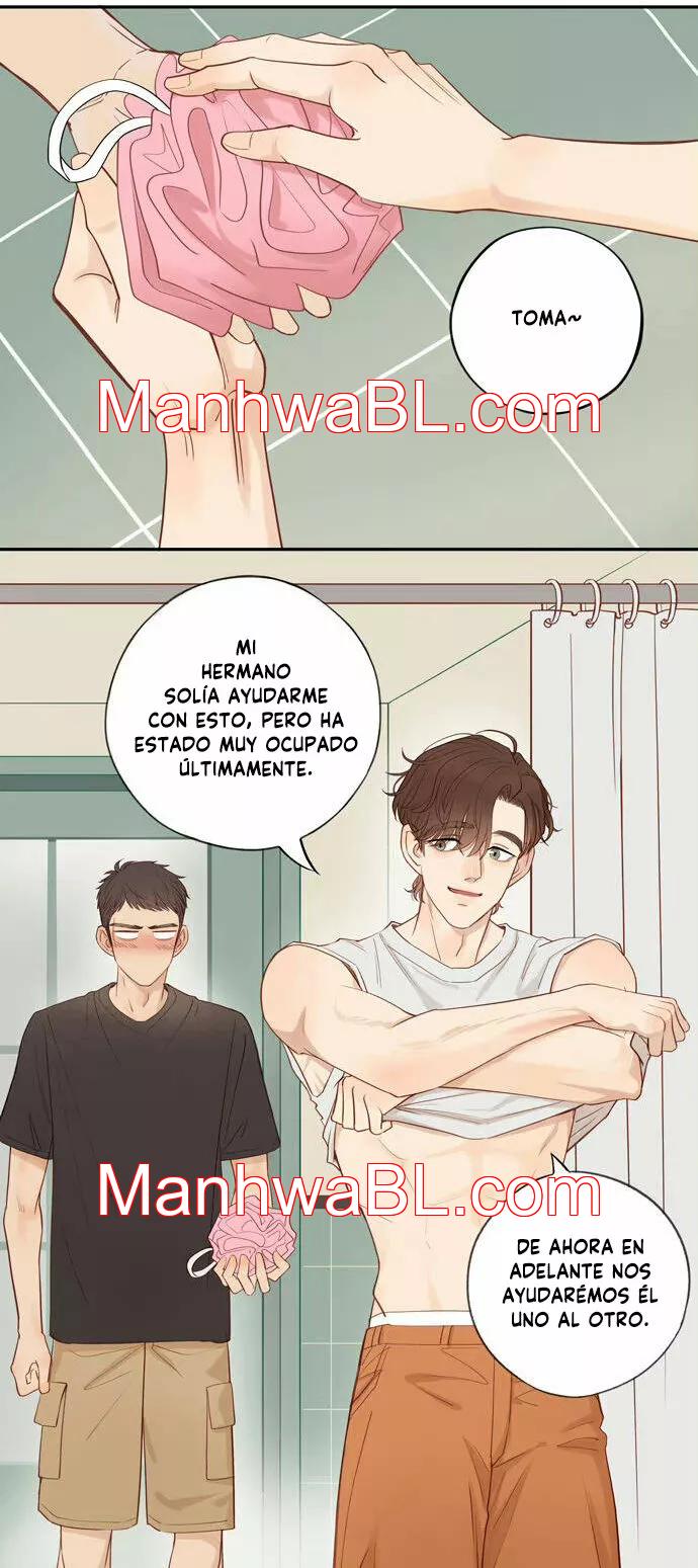 El hermanito de al lado es muy difícil de manejar - Capítulo 55.2 manhwa