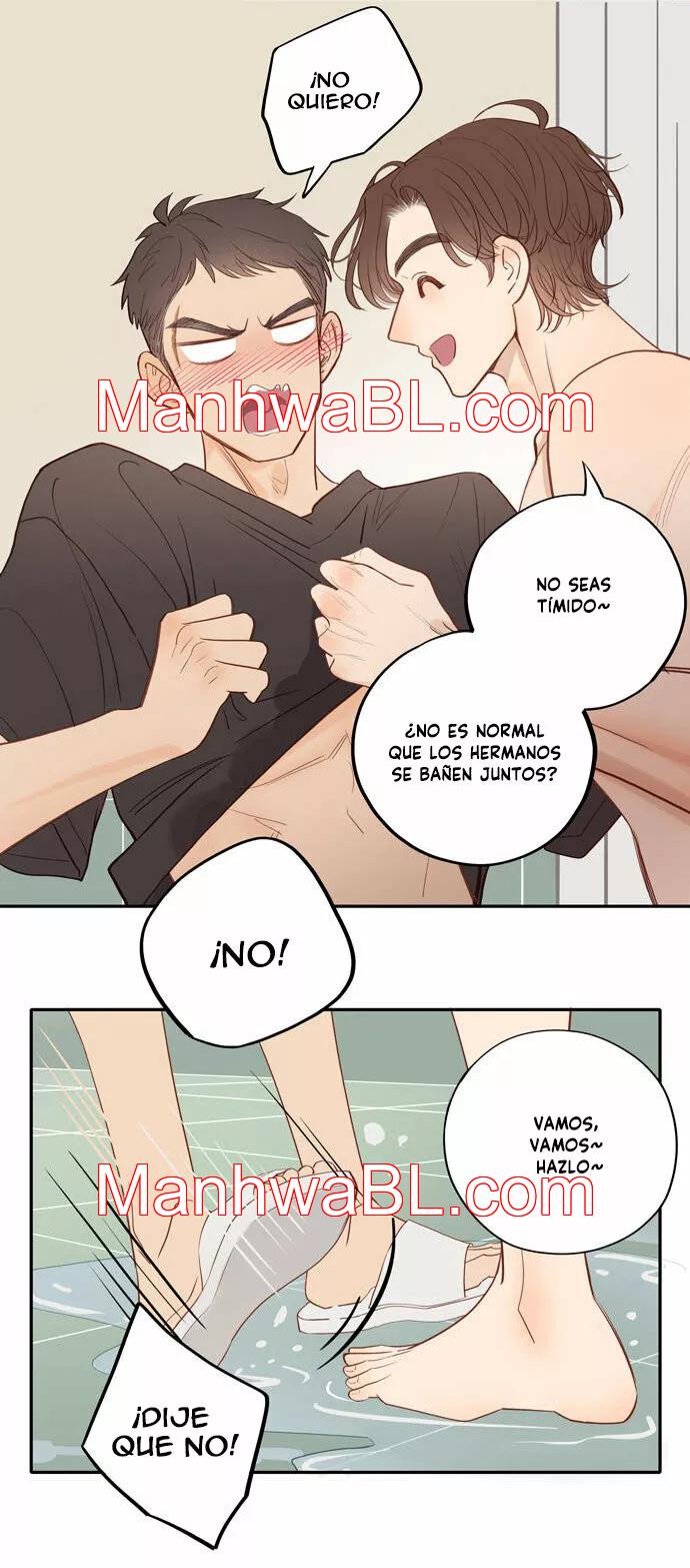 El hermanito de al lado es muy difícil de manejar - Capítulo 55.2 manhwa