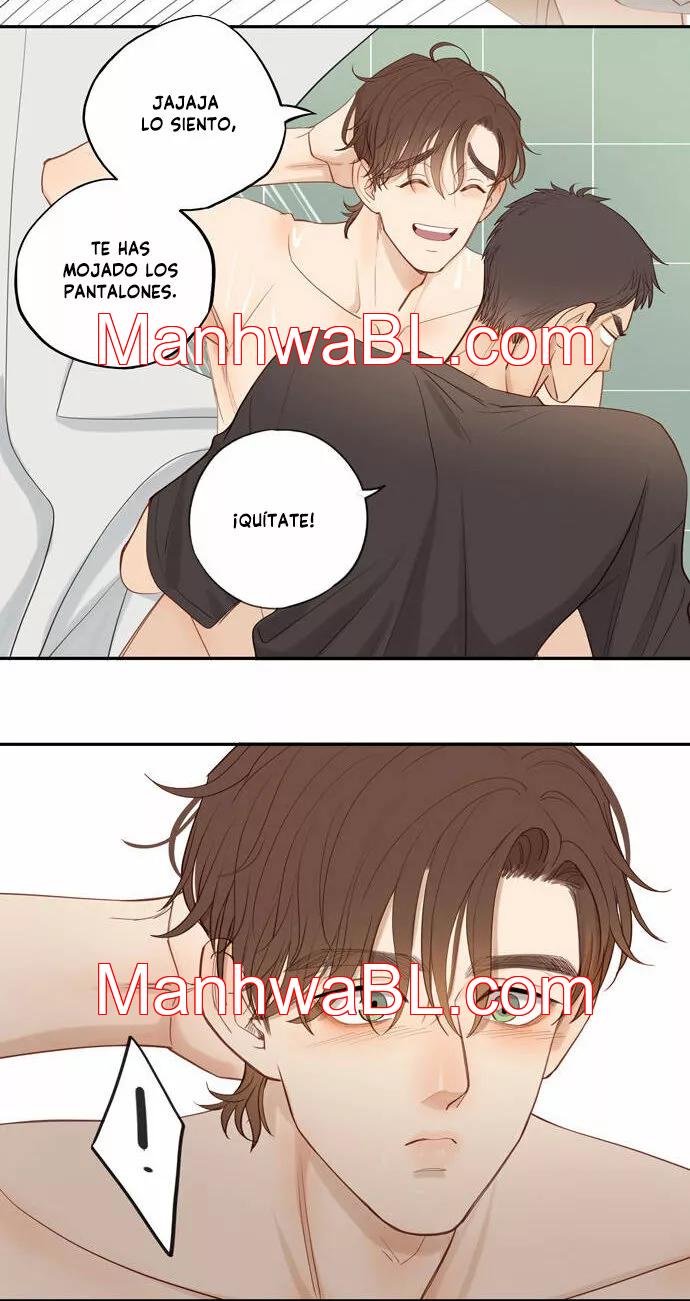 El hermanito de al lado es muy difícil de manejar - Capítulo 55.2 manhwa