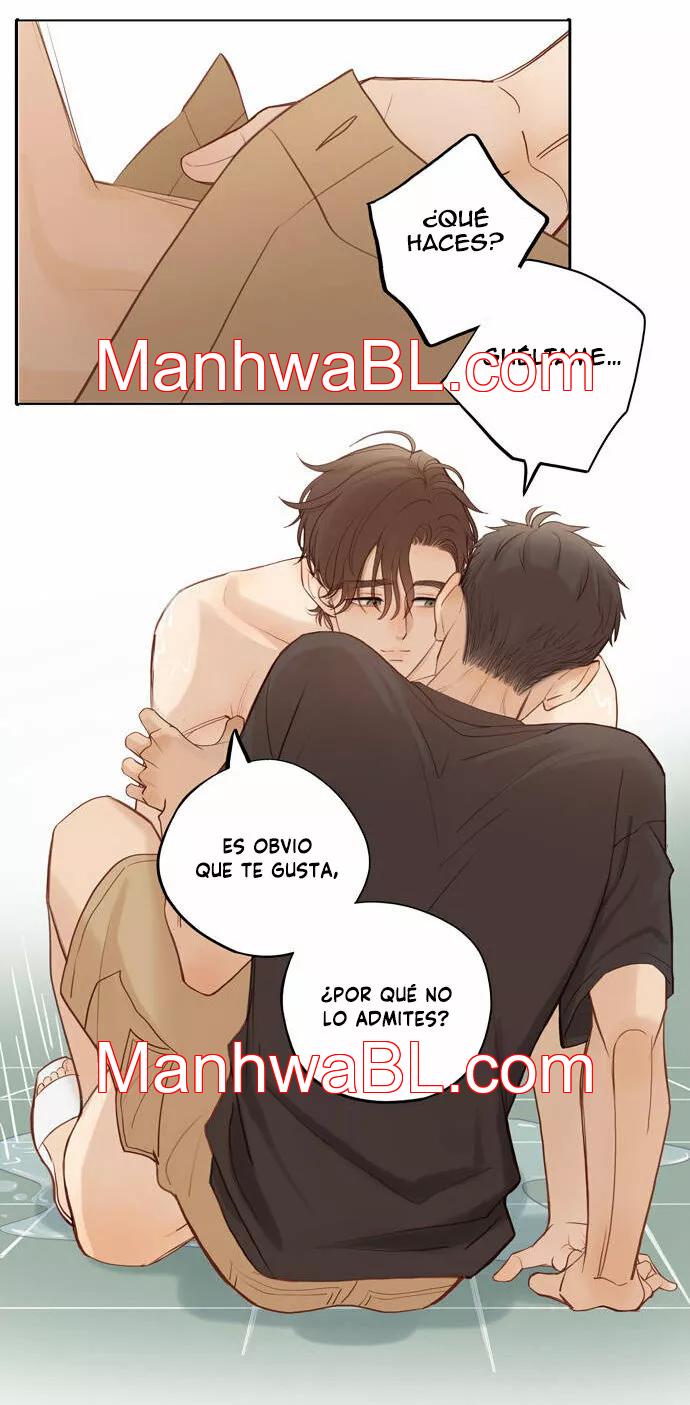 El hermanito de al lado es muy difícil de manejar - Capítulo 55.2 manhwa