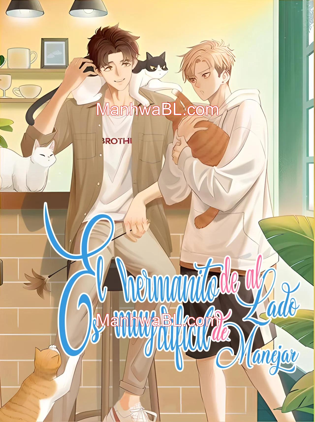 El hermanito de al lado es muy difícil de manejar - Capítulo 56.1 manhwa