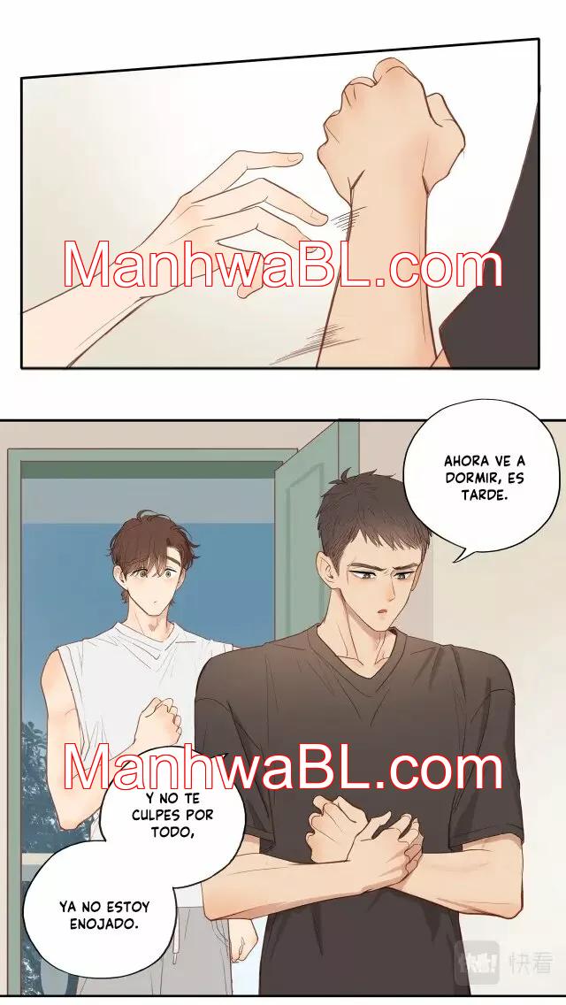 El hermanito de al lado es muy difícil de manejar - Capítulo 55.3 manhwa