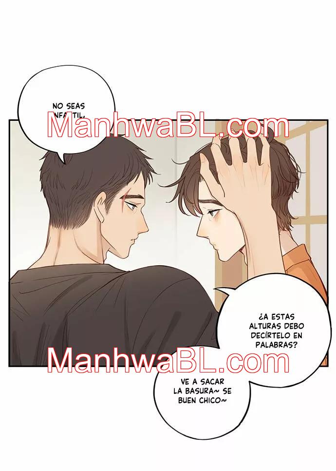 El hermanito de al lado es muy difícil de manejar - Capítulo 55.3 manhwa