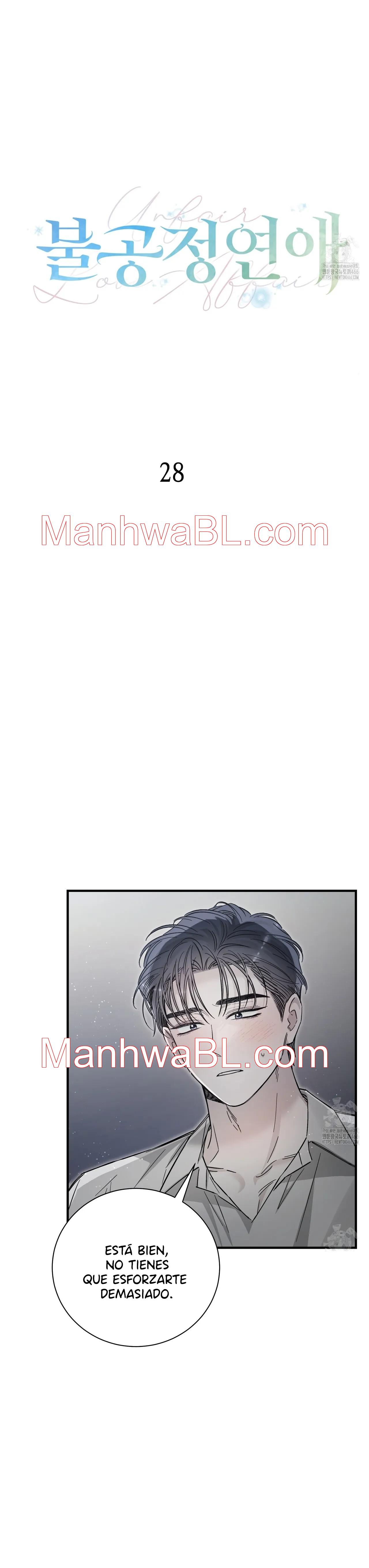 Un amor injusto - Capitulo 28 manhwa
