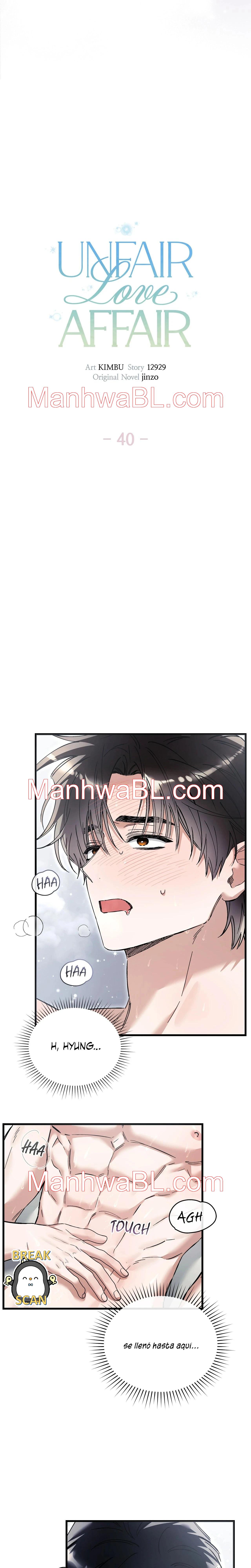 Un amor injusto - Capitulo 40 manhwa