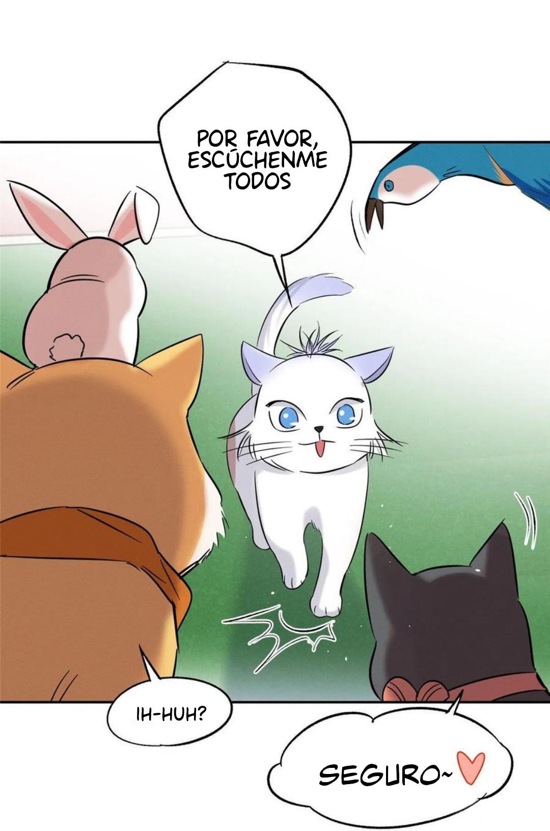 Tengo que trabajar duro para ser un gato hoy! - capitulo 42 manhwa