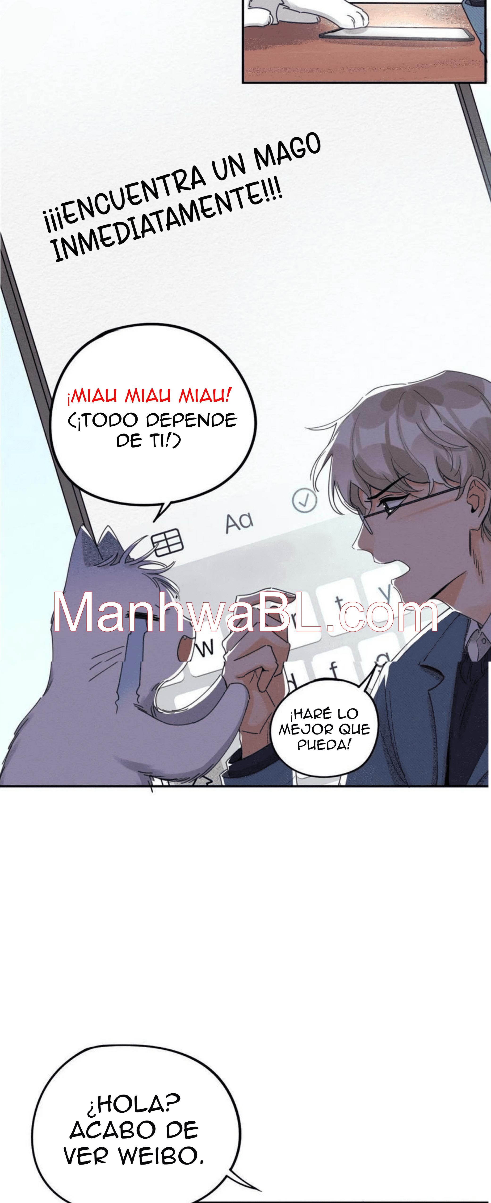 Tengo que trabajar duro para ser un gato hoy! - capitulo 13 manhwa