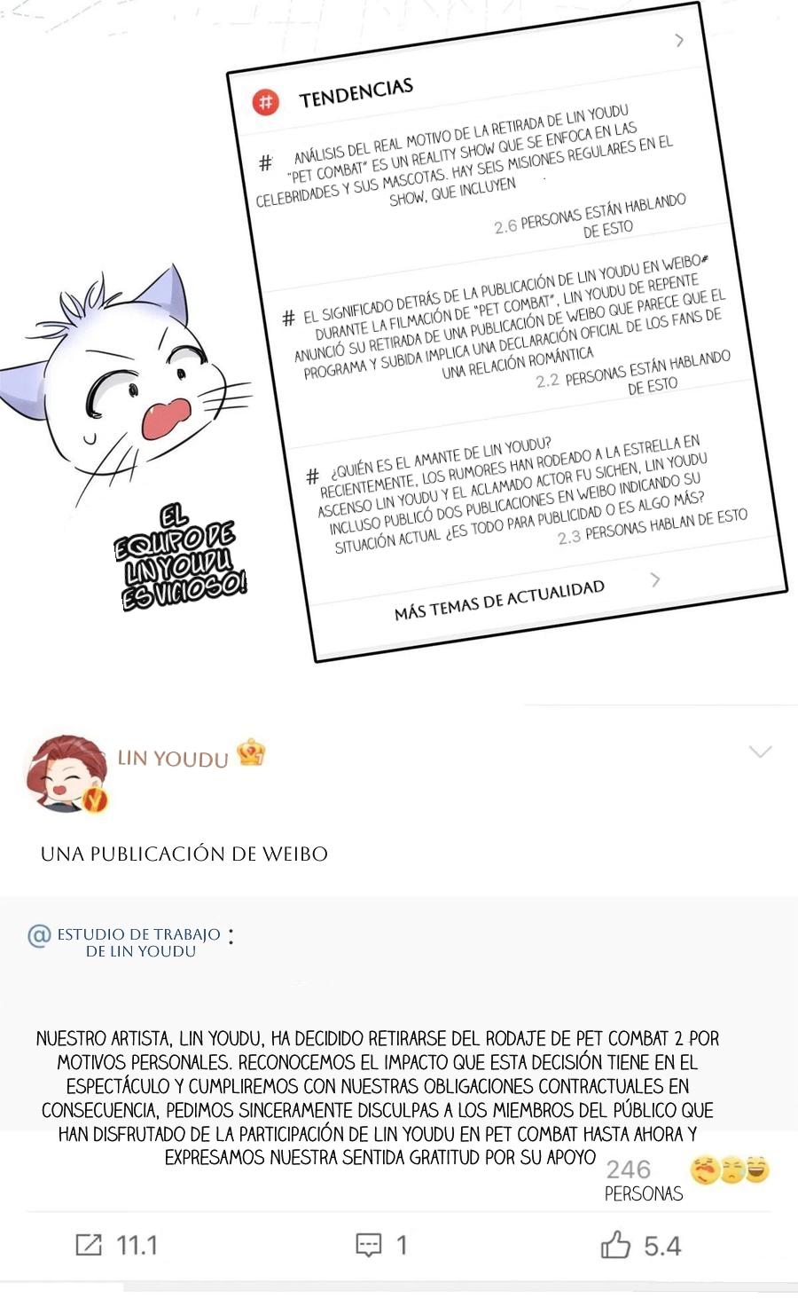 Tengo que trabajar duro para ser un gato hoy! - capitulo 45 manhwa