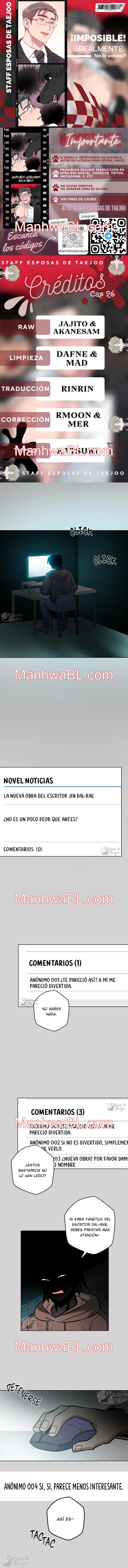 ¡Imposible! ¿¡Realmente no lo sabes!? - Capítulo 26 manhwa