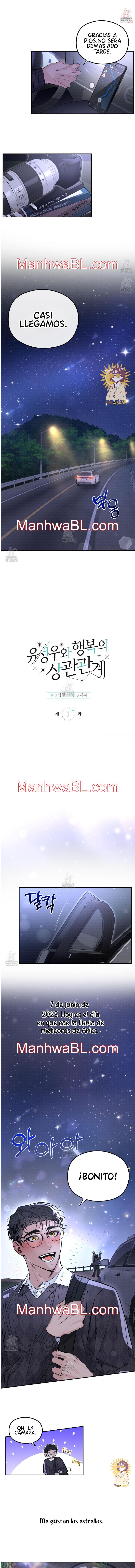 Lluvia de meteoros y correlación de la felicidad - Capítulo 1 manhwa