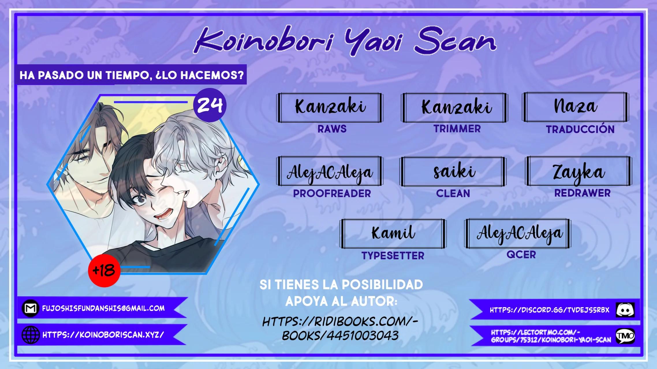 Ha pasado un tiempo, ¿lo hacemos? - Capítulo 24 manhwa