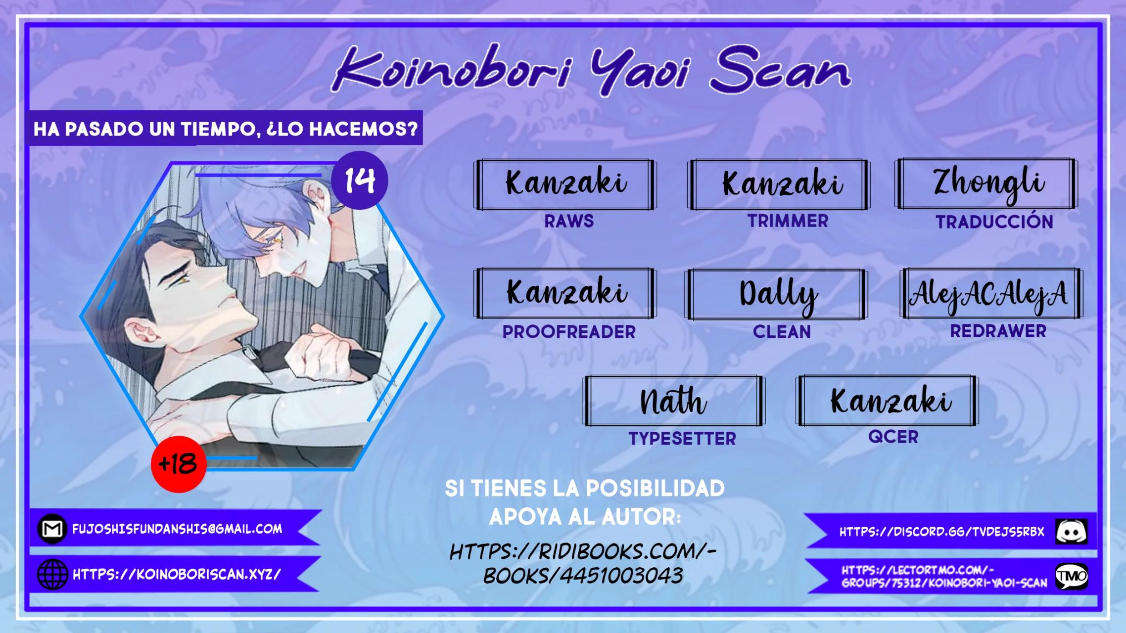 Ha pasado un tiempo, ¿lo hacemos? - Capítulo 14 manhwa