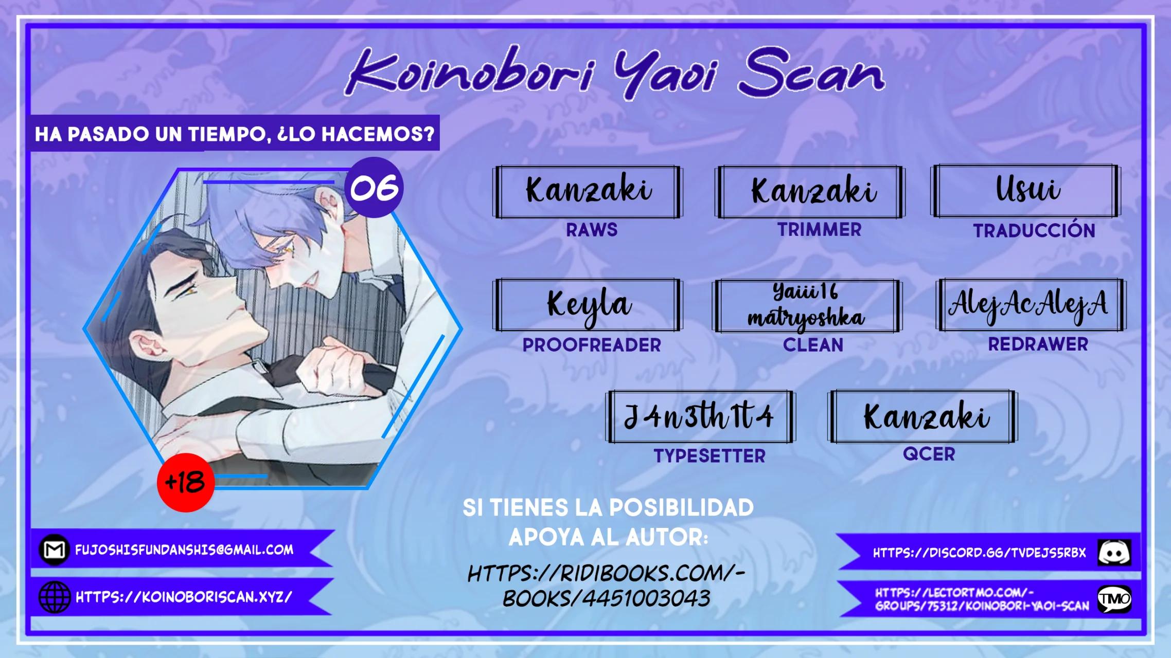 Ha pasado un tiempo, ¿lo hacemos? - Capítulo 6 manhwa
