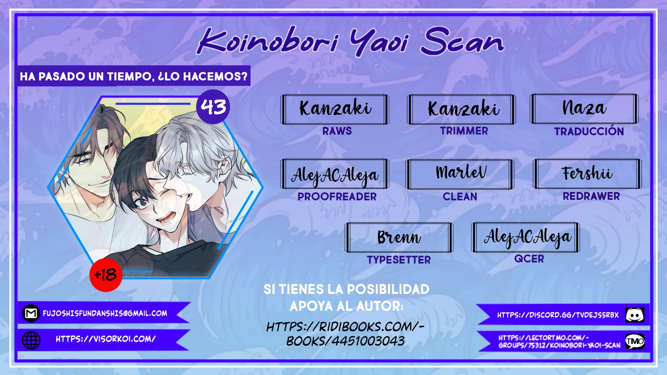 Ha pasado un tiempo, ¿lo hacemos? - Capítulo 43 manhwa
