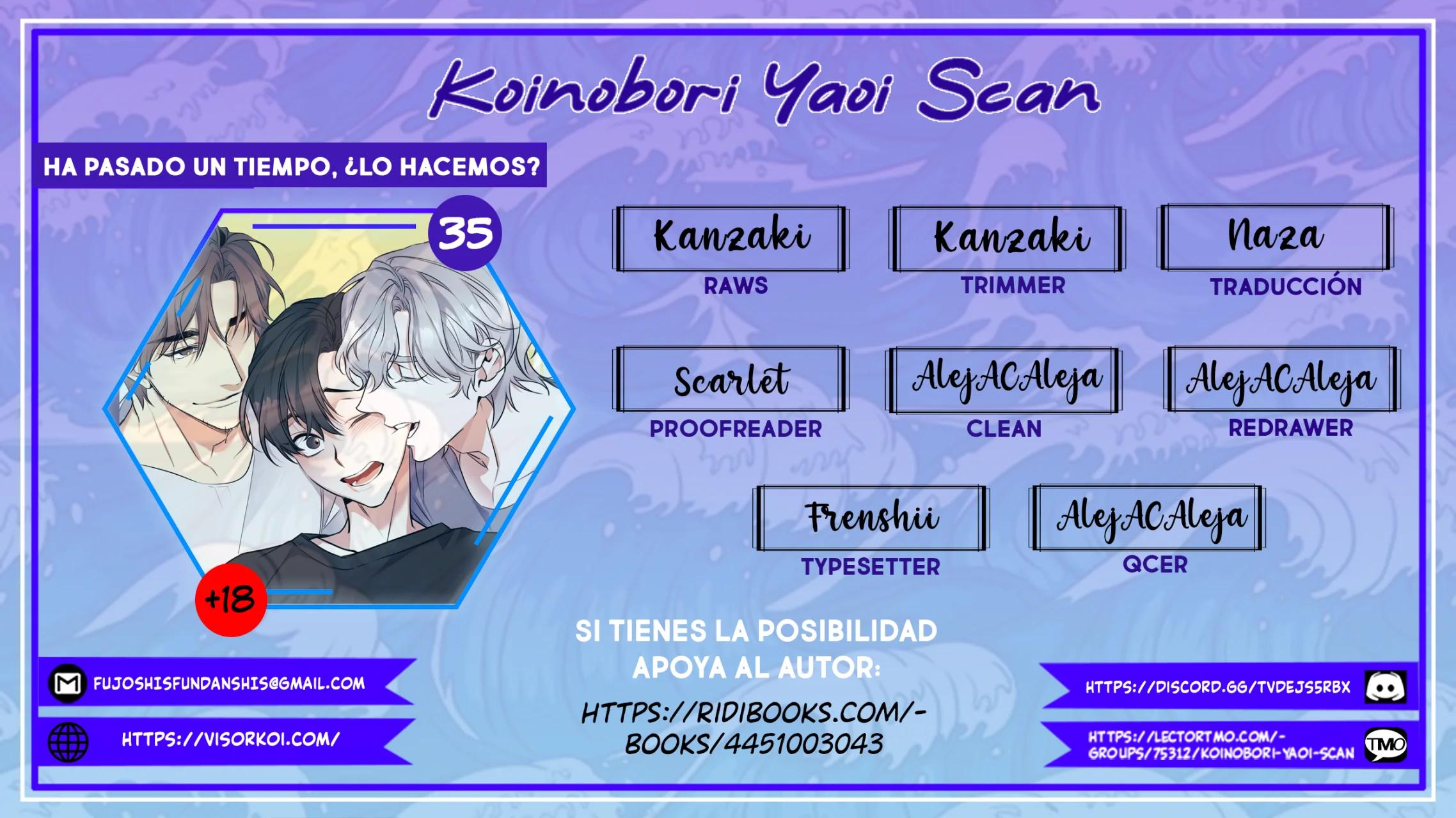 Ha pasado un tiempo, ¿lo hacemos? - Capítulo 35 manhwa