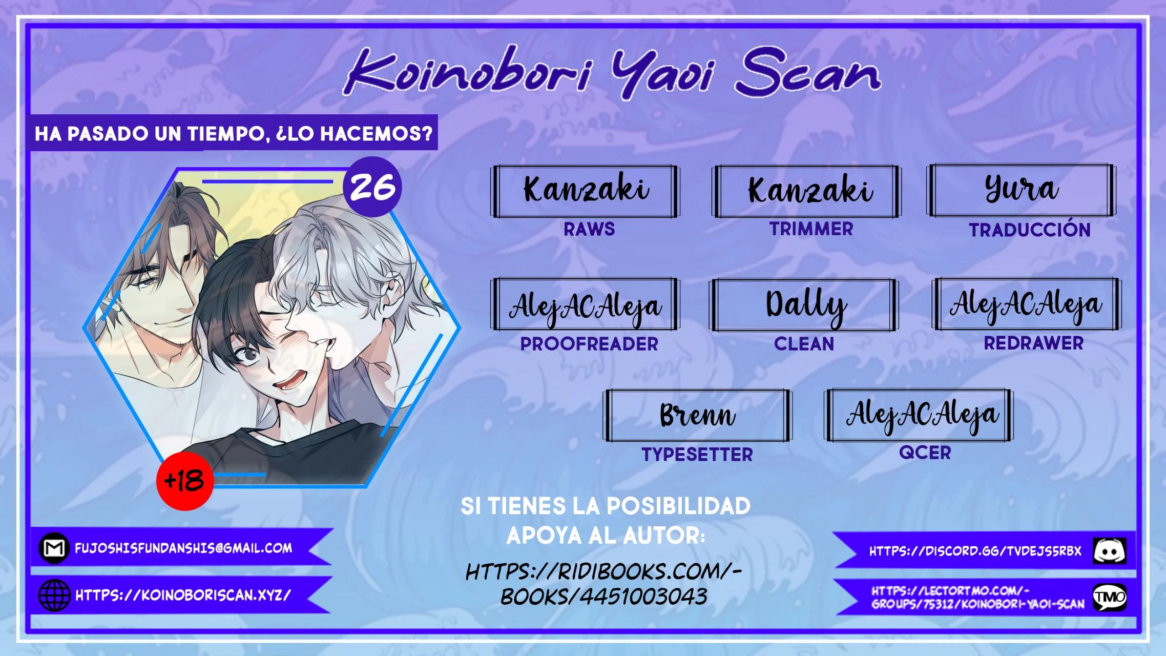 Ha pasado un tiempo, ¿lo hacemos? - Capítulo 26 manhwa