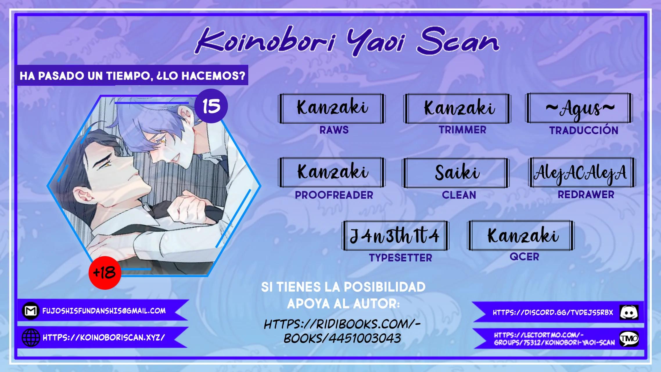Ha pasado un tiempo, ¿lo hacemos? - Capítulo 15 manhwa