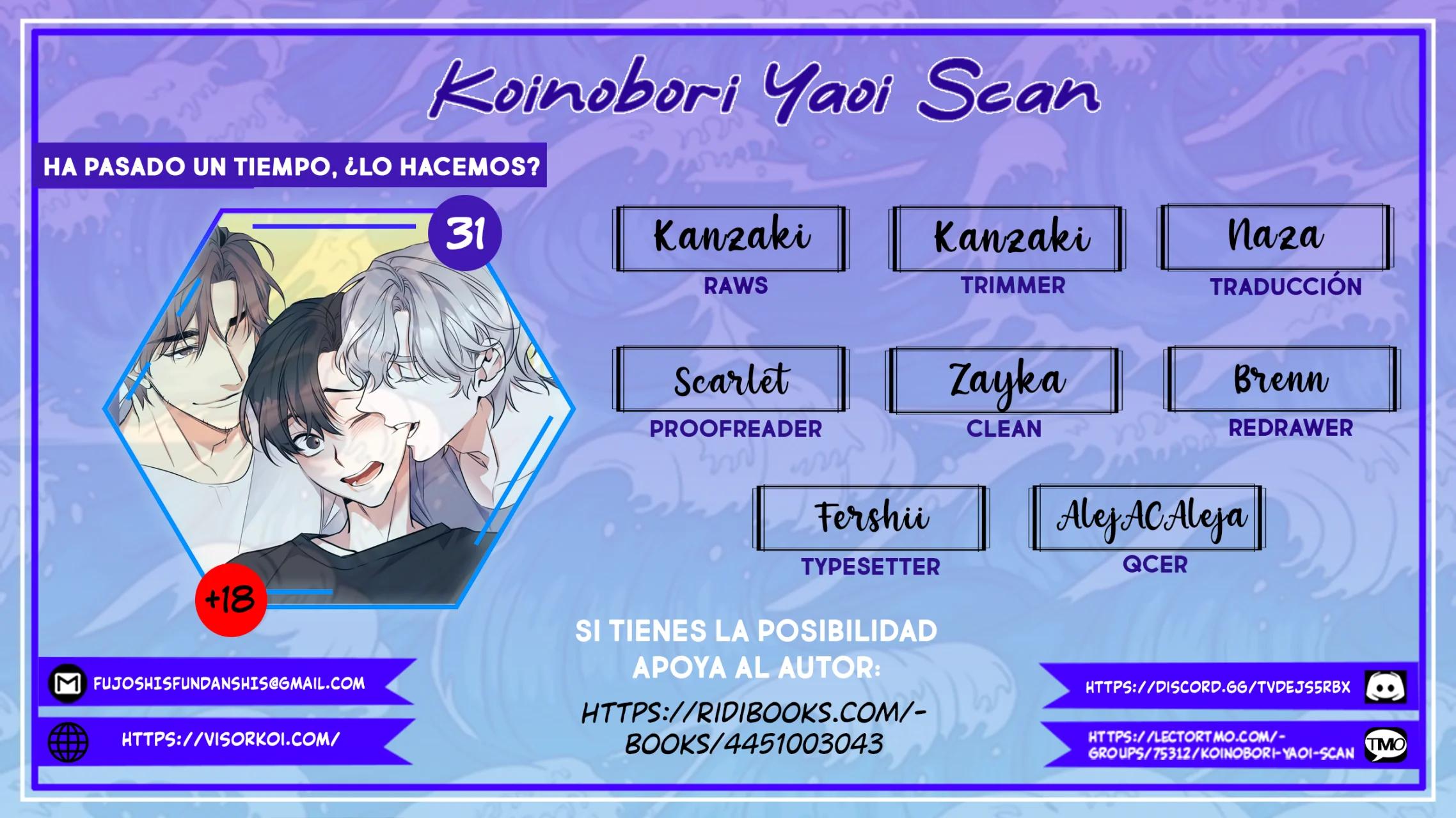 Ha pasado un tiempo, ¿lo hacemos? - Capítulo 31 manhwa