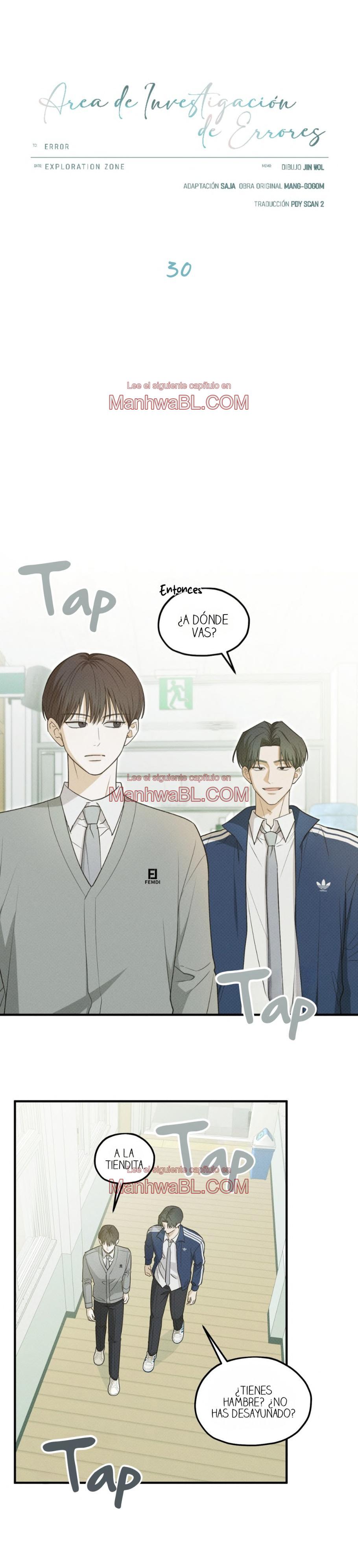 Manhwa BL Español – Leer Yaoi Online Gratis en es.mi2manga.com Área de investigación de errores - Capítulo 30 manhwa