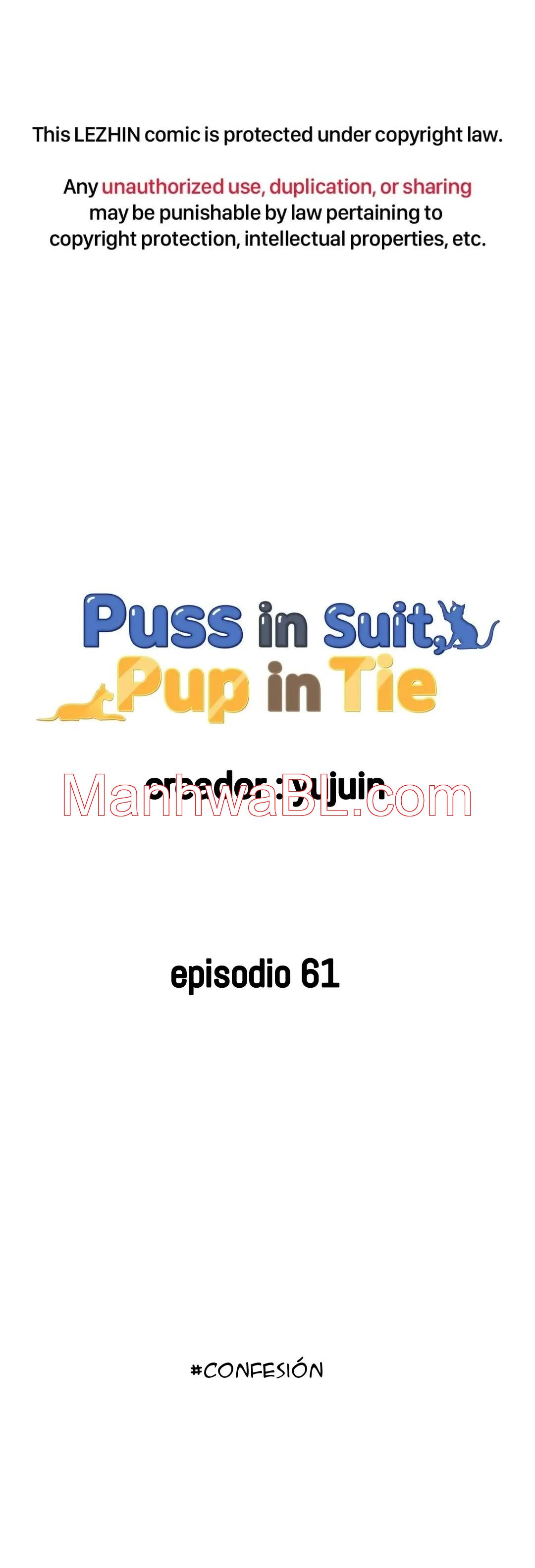 Traje de gato, corbata de perro - Capítulo 61 manhwa