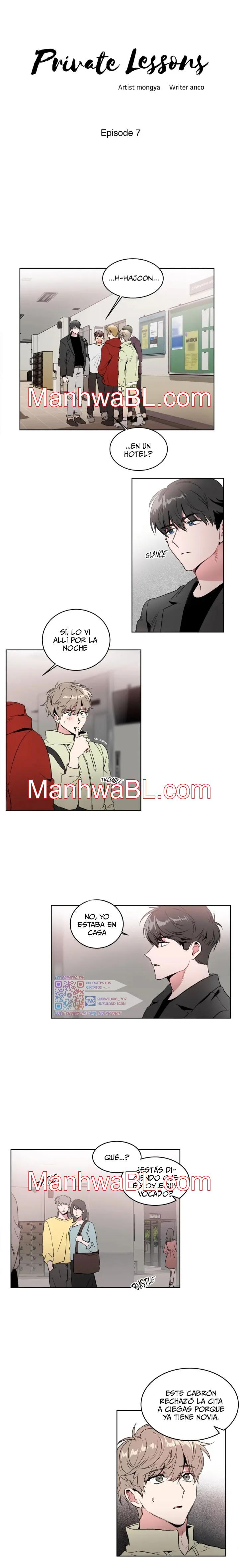 Lecciones Privadas - Capítulo 7 manhwa