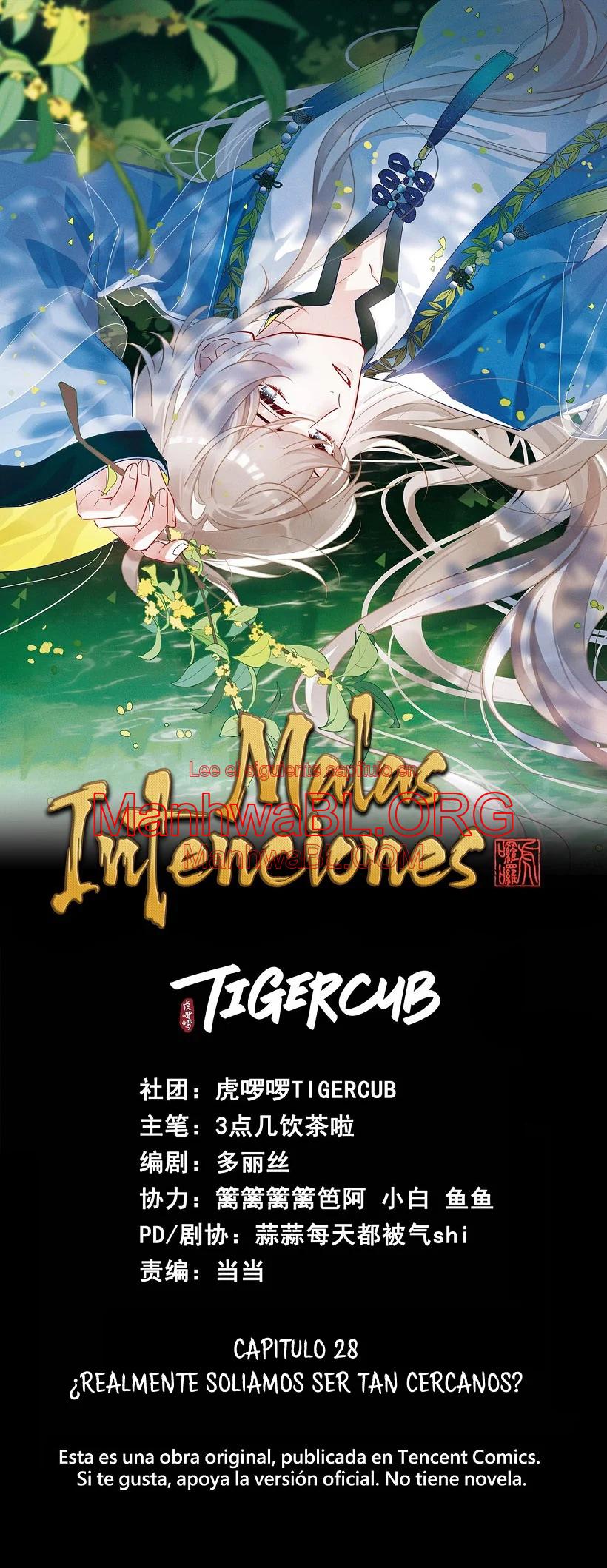Malas intenciones - Capítulo 28 manhwa