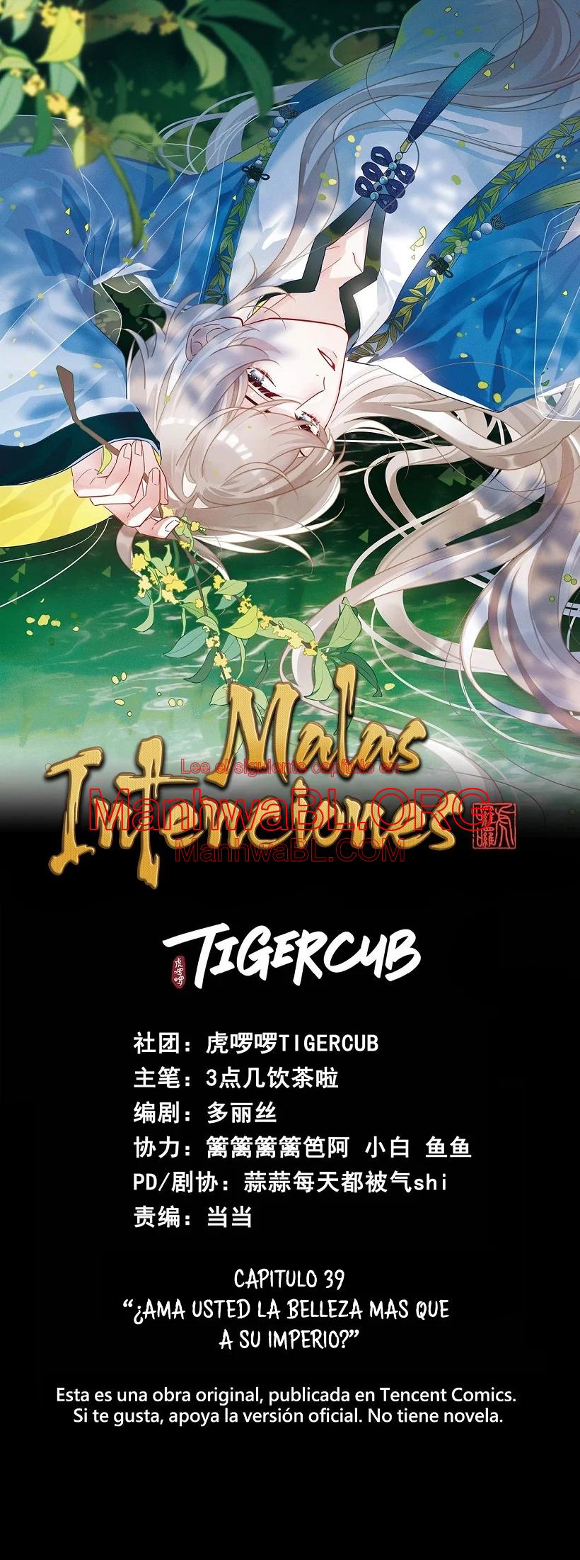 Malas intenciones - Capítulo 39 manhwa