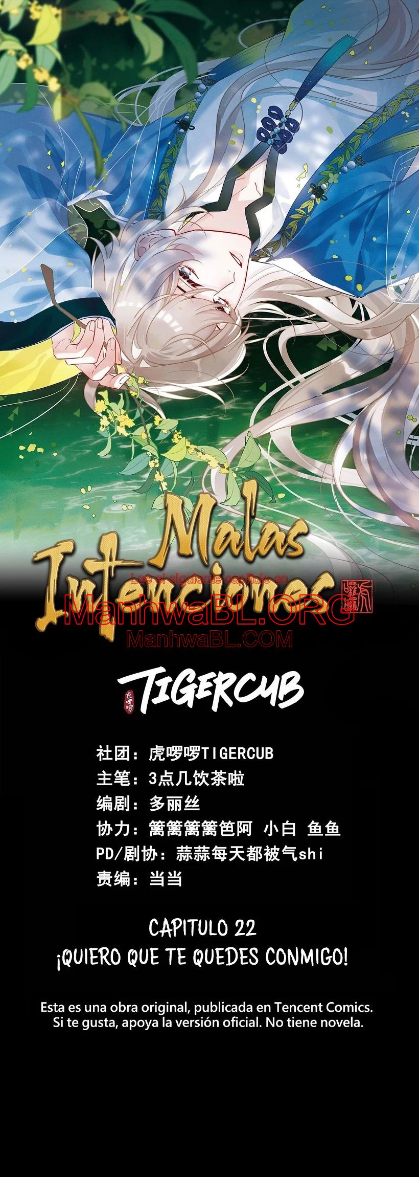 Malas intenciones - Capítulo 22 manhwa