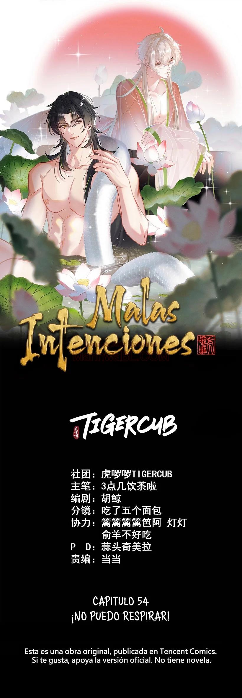 Malas intenciones - Capítulo 54 manhwa