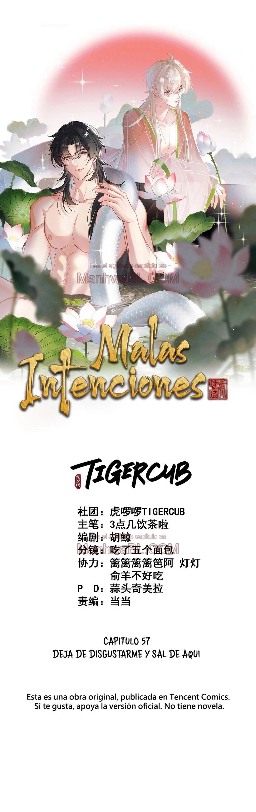 Malas intenciones - Capítulo 57 manhwa
